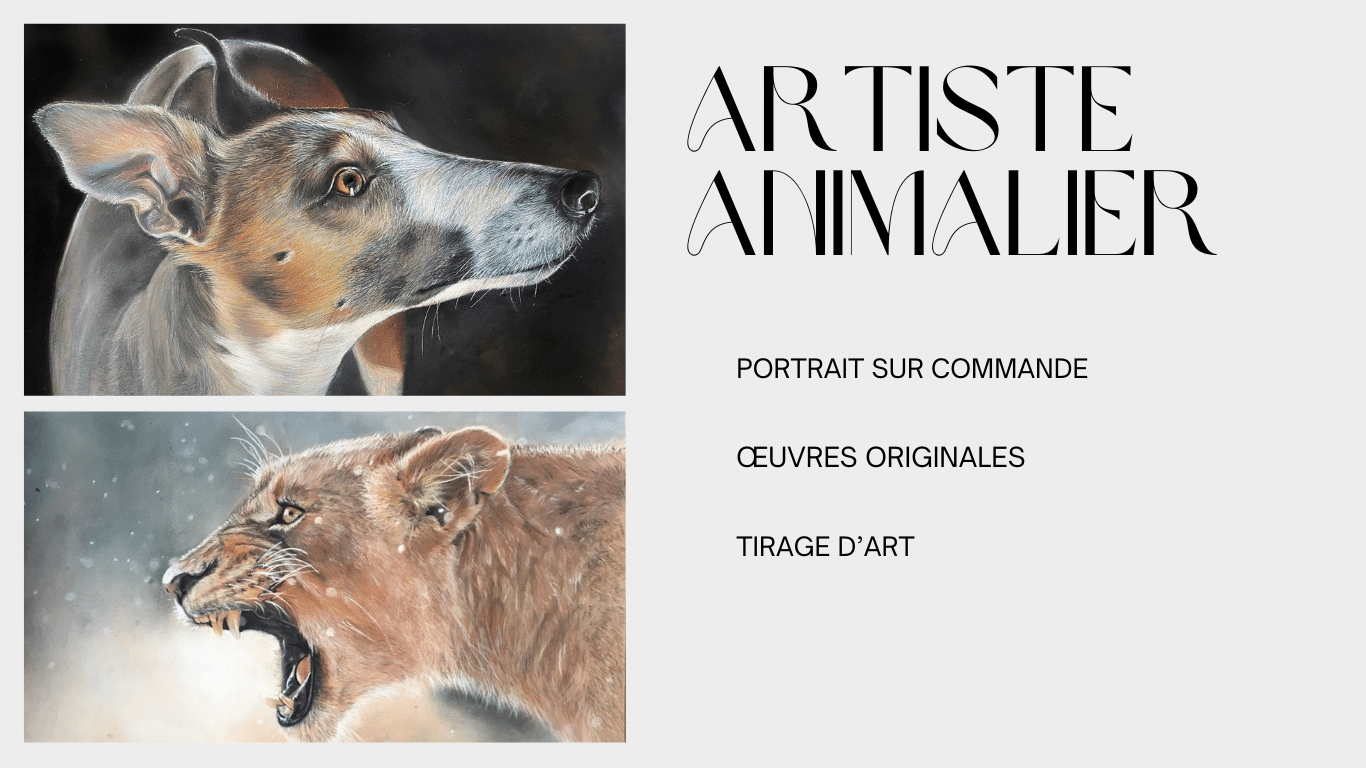 Portraits animaliers sur commande