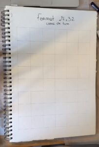 quadrillage pour esquisse dessin