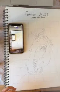 la technique du quadrillage