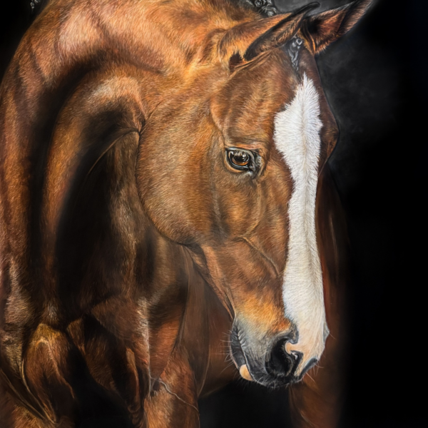 Pastel horse
