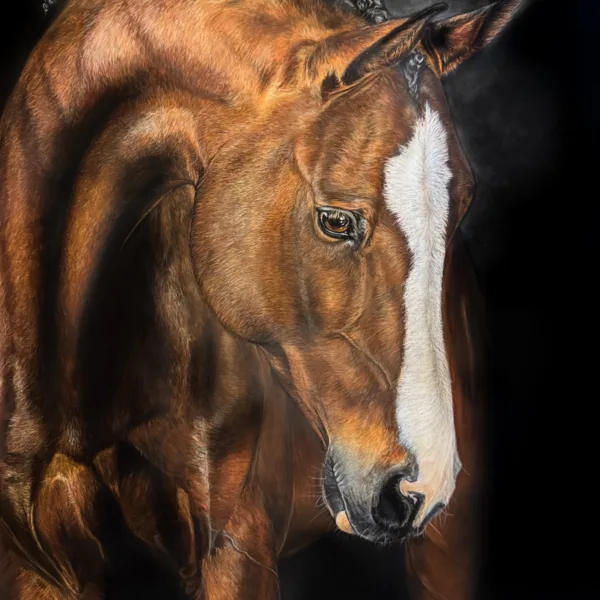 Pastel horse