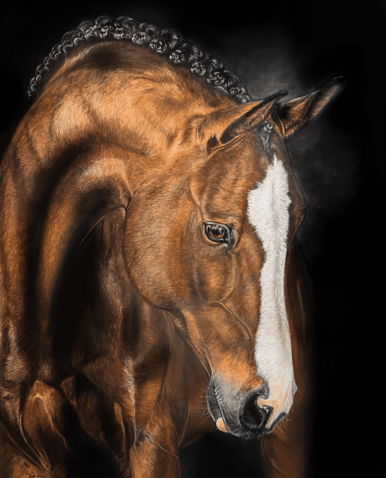 Pastel horse